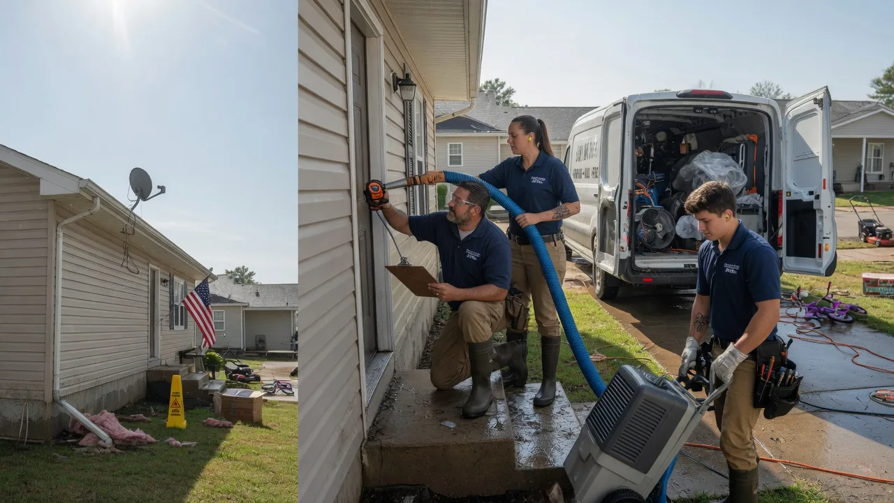 Ceiling Water Damage Restoration in Searsboro, IA near me
